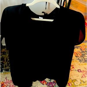 Black blouse- size L